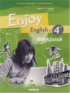 51vrWsCM5bL.  224x300 Telecharger Enjoy English in 4e Palier 2 1e année A2 B1 : Workbook